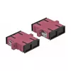 Glasfaser-SC-Kupplung Buchse-Buchse DELOCK 85998, violett, 4er-Pack
