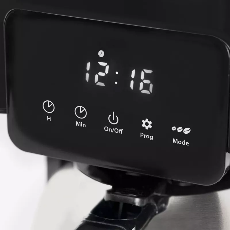 Caso | Kaffeemaschine mit zwei Isolierkannen | Taste & Style Duo Thermo | Filterkaffeemaschine | 800 W | Schwarz/Edelstahl