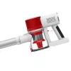 Akku-Staubsauger Adler AD 7051 — 300 W max, 22,2 V Batterie, 0,6 L beutellos, Edelstahlrohr, EPA F8, LED-Licht, weiß/rot