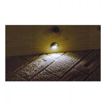 Synergy 21 S21-LED-L00024 Innen-/Außenbereich geeignet für den Innenbereich Einbaustrahler 0,6 W Schwarz - Silber Lichtspot