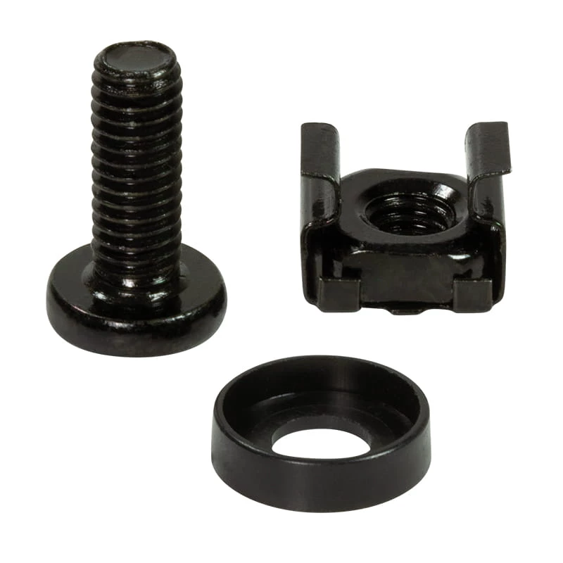 Schraubenset LOGILINK AC116 — 50 schwarze Schrauben für Rack-Zubehör