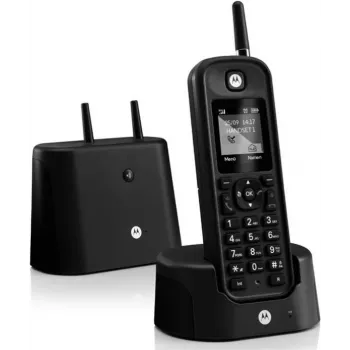 Motorola O201 DECT Schnurloses analoges Telefon Freisprechen Schwarz (2249706)