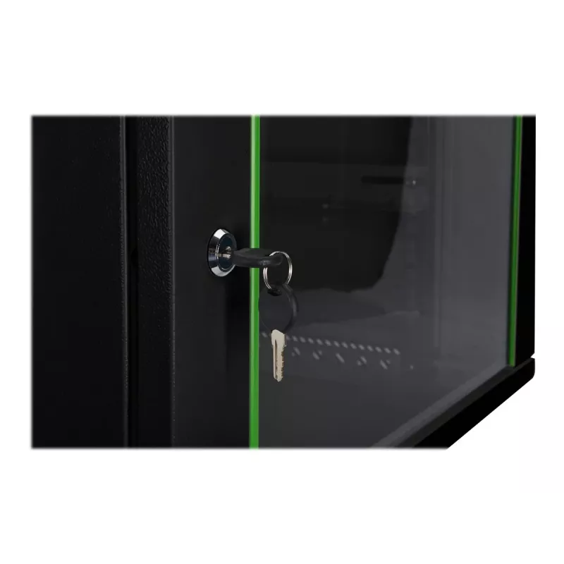 DIGITUS Dynamic Basic DN-19 16-U-EC-SW - Schrank - Netzwerkschrank - geeignet für Wandmontage - RAL 9005 - 16U - 48,3 cm (19 inch)