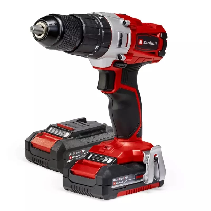 Einhell TE-CD 18/2 18750 RPM Schlüssellos 1,45 kg Schwarz, Rot