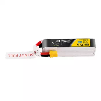 Tattu 3s 550mAh 95C 11.4V HV Lipo Akku mit XT30 Stecker Long-Pack Verbinder