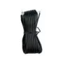 Telefonkabel Helos 014067 6 m Schwarz Transparent