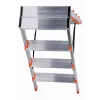 Krause Dopplo doppelseitige Stehleiter silber