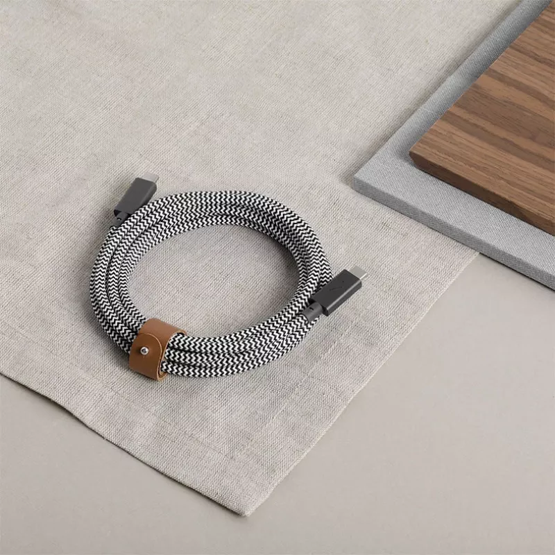 Kabel USB-C auf USB-C Native Union Belt Kabel Pro 240W, 2,4 m, USB 2.0, 0,48 Gbit/s, Grün