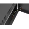 Wandmontage 19-Zoll-Rackschrank LANBERG 4U 600x450 mm schwarz mit Metalltür