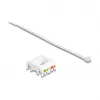 DeLOCK Keystone-Modul RJ45-Buchse auf LSA Cat.6A schlank werkzeugfrei