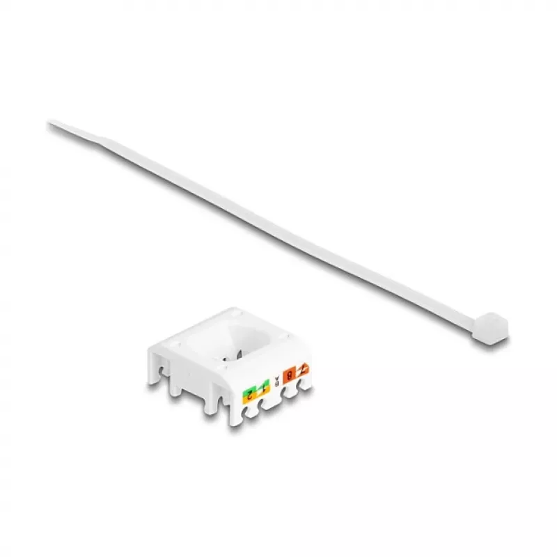DeLOCK Keystone-Modul RJ45-Buchse auf LSA Cat.6A schlank werkzeugfrei