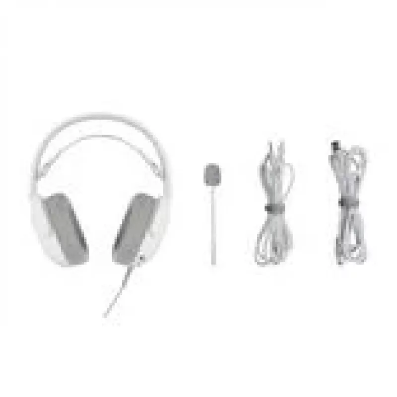 Headset QPAD GAMIAC HS71 kabelgebundenes Kopfbügel-Headset USB Typ-C, ohrumschließend, 20–20000 Hz, 2,2 m Kabel, weiß