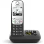 Gigaset A690A - Analog/DECT-Telefon - Schnurloses Mobilteil - Freisprecheinrichtung - 100 Einträge - Schwarz (S30852-H2830-B101)