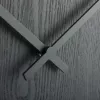 NeXtime 3096GS - Wanduhr - Quarzuhr - Rund - Grau - Holz - Erwachsene