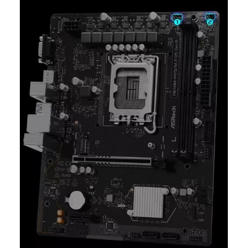 Motherboard ASRock H610M-HVS/M.2 D5 GEN5 – LGA1700, DDR5, PCIe 5.0, mATX