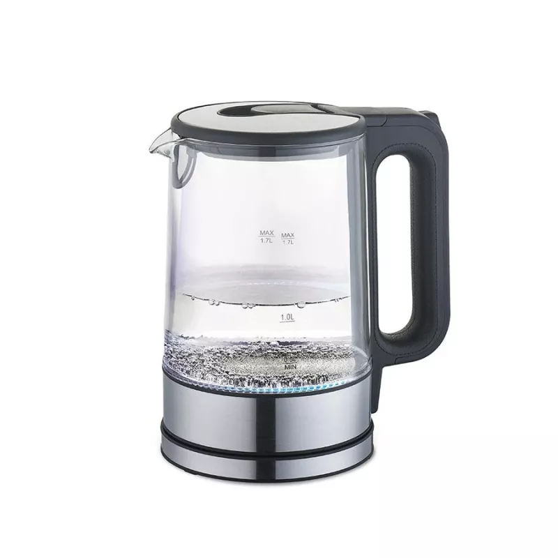 Wasserkocher Maestro MR-053 1,7 l 2200 W Glaskorpus Schwarz mit Wasserstandsanzeige