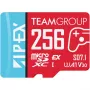 MicroSD Express Speicherkarte Team Group APEX SD7.1 256 GB, rot/blau