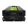 Auto-Wechselrichter Grün Cell INVGC24P3000LCD 24V 3000W Reiner Sinus, 230V 50Hz, LCD, Typ F