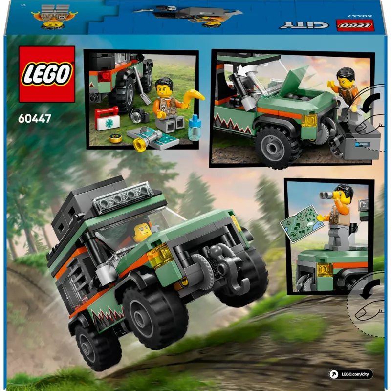 LEGO City Offroad-SUV 4x4 Bauset 60447 — 221 Teile, 1 Minifigur, ab 6 Jahren