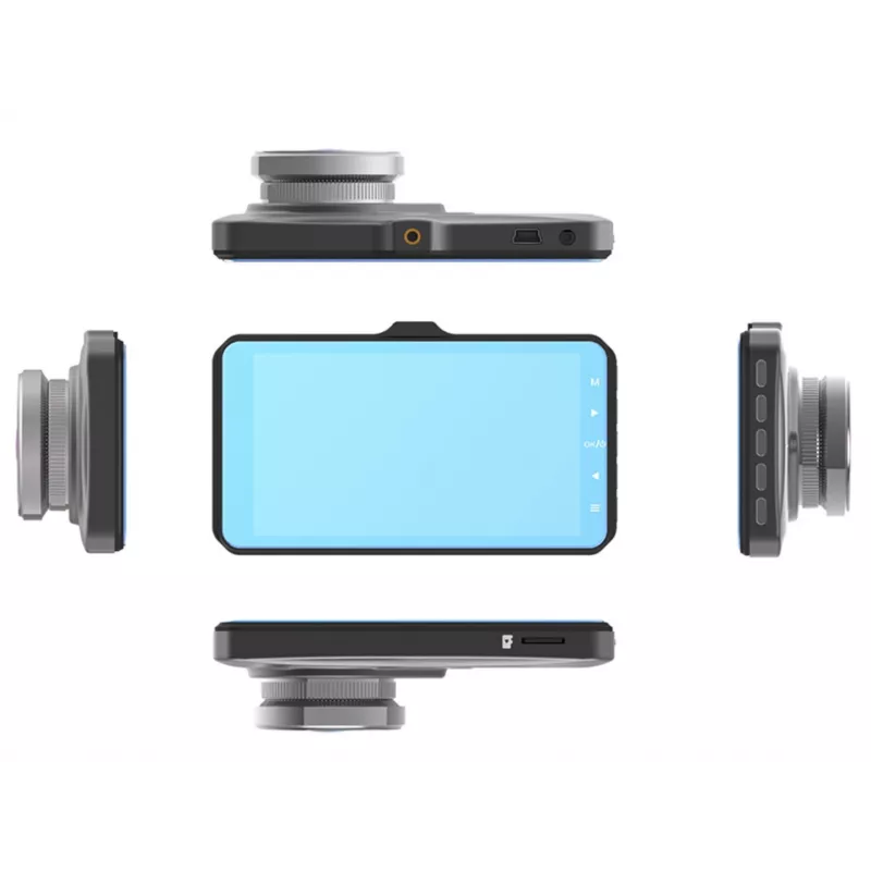 Dashcam TRACER 4TS Full HD Dual-Channel-Dashcam, 2 MP Hauptkamera, 0,4 MP Innenkamera, 140°/60° Winkel, 4 Zoll IPS-Anzeige, 150 mAh Akku, Aluminiumgehäuse, Parkassistent