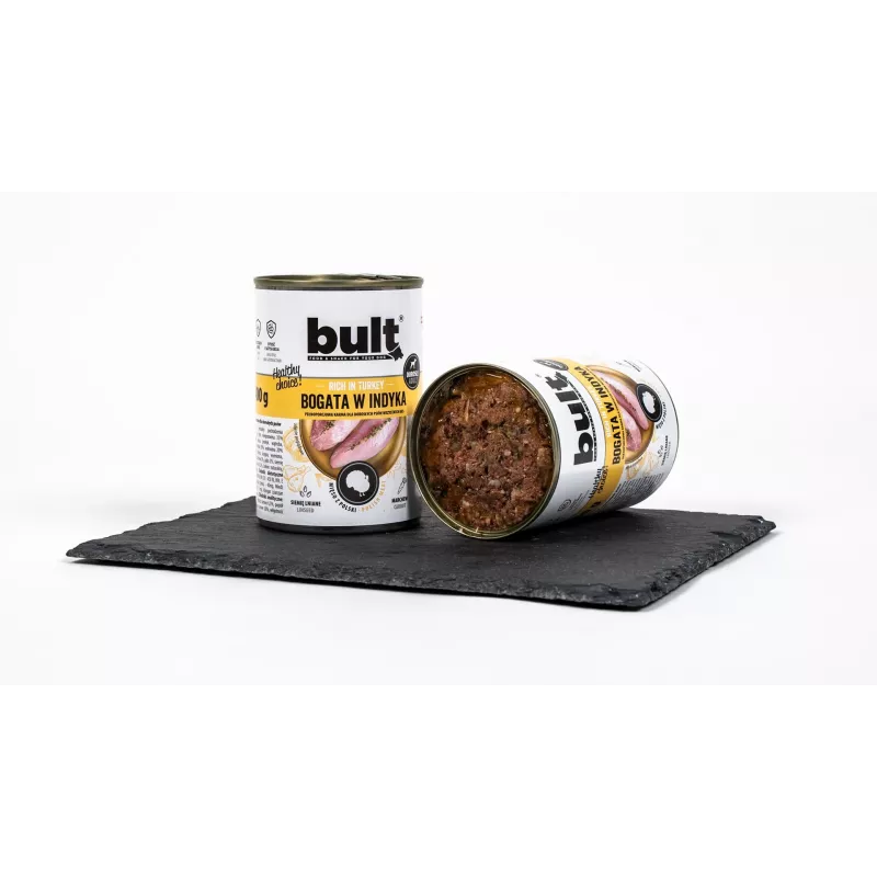 BULT reich an Truthahn – Nassfutter für Hunde – 400 g