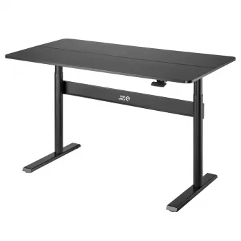 Ergo Bürotisch mit Tischplatte, Gasfeder, höhenverstellbar, für Arbeiten im Stehen und Sitzen, max. Höhe 115 cm, ER