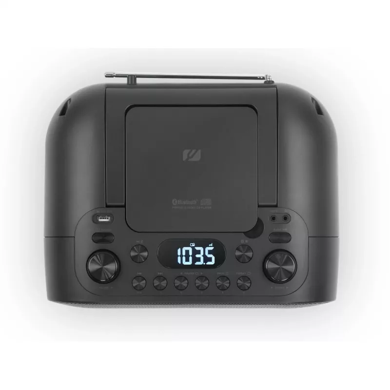 Muse | Tragbares Radio mit Bluetooth und USB-Anschluss | M-35 BT | AUX-Eingang | Schwarz