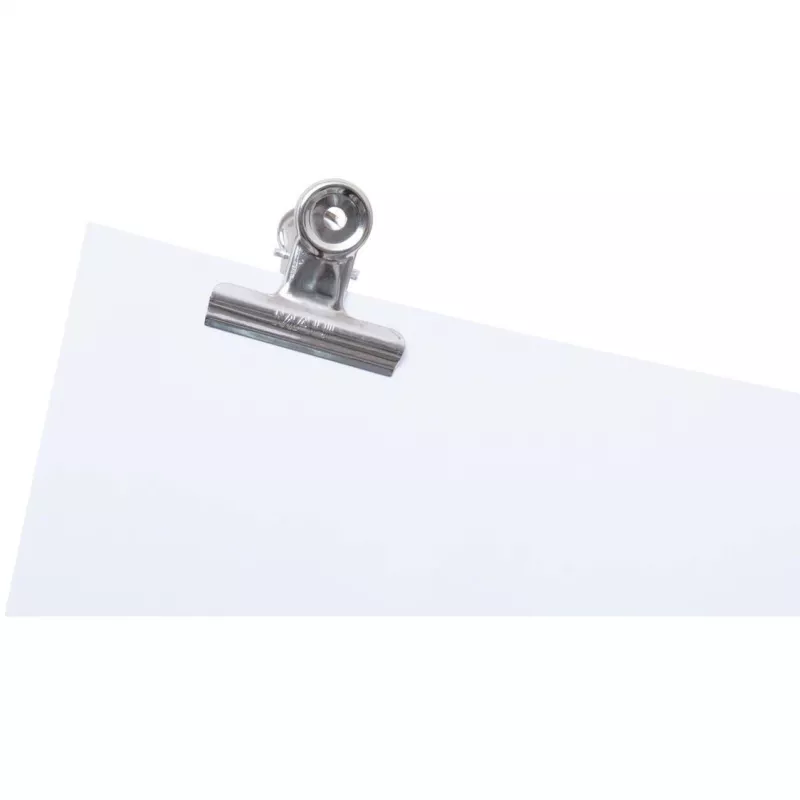 MAUL Klammer aus Metall, Farbe: Nickel, Breite: 50 mm Klemmweite: 20 mm, SB-Verpackung (21750-96)