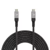 USB-C auf USB-C Kabel GEMBIRD CCBP-USB4-CMCM240 1,5 m, USB4 Gen 3x2, 40 Gbit/s, 240 W, schwarz