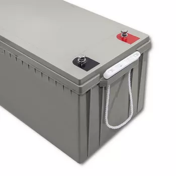 Wiederaufladbare AGM-Batterie QOLTEC 53069 12V 200Ah für Backup-Stromversorgung und USV-Systeme