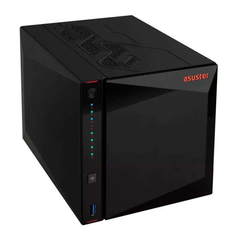 Asustor AS5404T NAS/Speicherserver Intel® Celeron® N5105 4 GB DDR4 0 TB ADM Schwarz