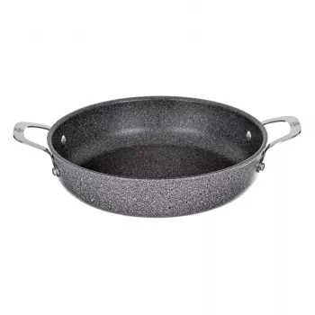 Induktions-Bratpfanne mit 2 Griffen BALLARINI Salina Granitium 24 cm 75002-811-0
