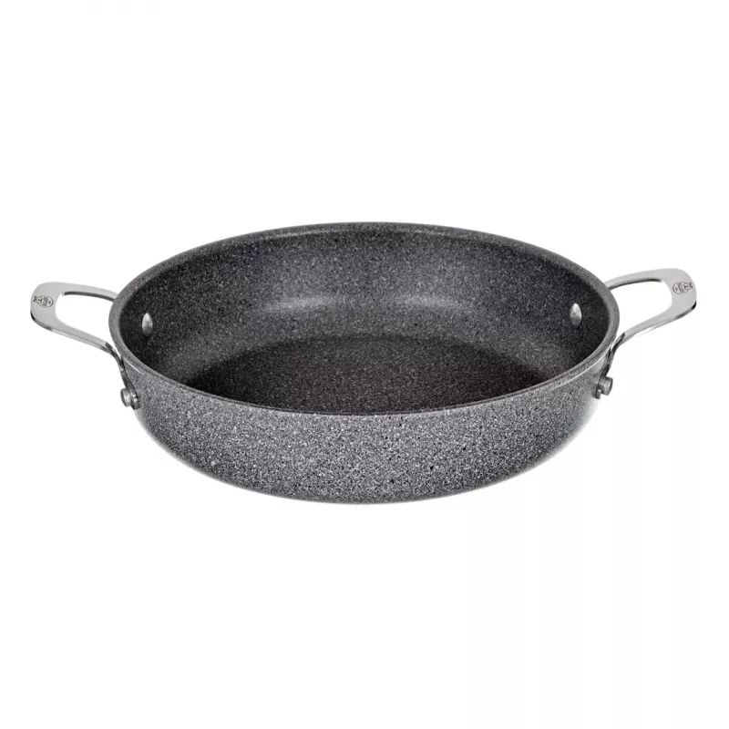 Induktions-Bratpfanne mit 2 Griffen BALLARINI Salina Granitium 24 cm 75002-811-0