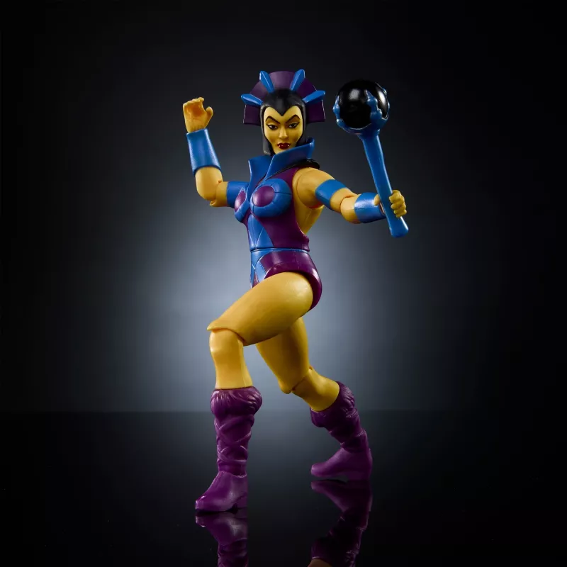 Bewegliche Spielfigur MATTEL Masters of the Universe Origins Evil-Lyn - Sammler-Actionfigur, bewegliche Gelenke