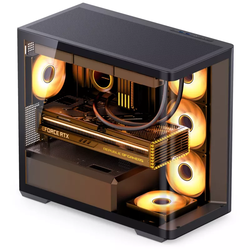 Computergehäuse Jonsbo D300 ATX Schwarz