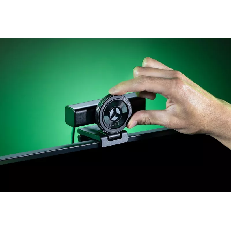 Razer | Webcam | Kiyo V2 | MJPEG bis zu 4K 30 FPS, 1080p 60 FPS, YUY2 bis zu 4K 15 FPS, 1080p 60 FPS, NV12 bis zu 4K 20 FPS, 1080p 60 FPS