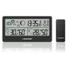 Wetterstation BLAUPUNKT WS20BK — Anzeige für Innen-/Außentemperatur & Luftfeuchtigkeit, schwarz, 1 Sensor, LCD, batteriebetrieben