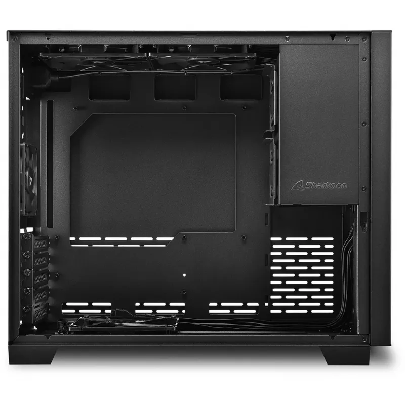 Sharkoon MS-Z1000 Micro-Tower-Gehäuse, Schwarz
