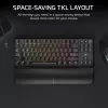 Corsair K70 CORE TKL Tastatur Gaming USB + RF Wireless + Bluetooth QWERTZ Deutsch Schwarz