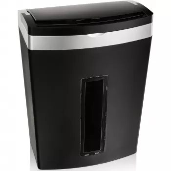 Peach PS600-10 Aktenvernichter Mikrogeschnittene Zerkleinerung 63 dB Schwarz, Silber