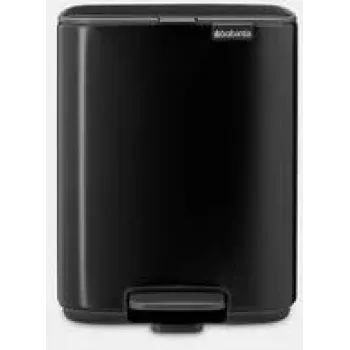 Brabantia Pedaleimer Bo 7 L matt Schwarz (237867)
