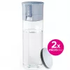 Filterflasche BRITA Vital Pastelblau 600 ml mit 2 MicroDisc-Filtern, BPA-frei, spülmaschinenfest
