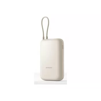 Xiaomi 10000mAh Powerbank mit integriertem Kabel Beige