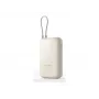 Xiaomi 10000mAh Powerbank mit integriertem Kabel Beige