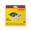Delock PCI Express x4 Karte zu 2 x externem USB 3.1 Gen 2 Typ-A Anschluss (90298)