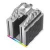 Luftkühler DeepCool AK620 Digital SE White — zwei 120-mm-Lüfter, 6 Heatpipes, PWM, LGA-1700-Unterstützung, integrierte Anzeige