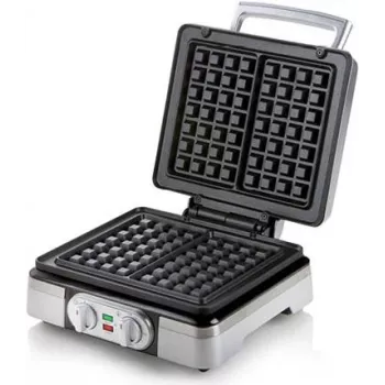 Domo DO9149W 2Waffel(n) 1400W Silber Waffeleisen (DO9149W)