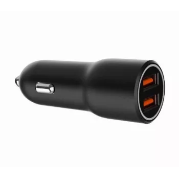 Auto-Ladegerät für Mobilgeräte Gembird TA-UC-A2QC36-CAR-01, 36 W, 12–24 V, Zigarettenanzünder, schwarz