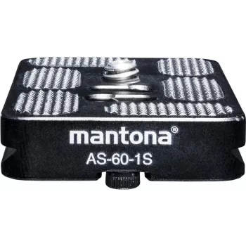 Walimex Mantona Schnellwechselplatte Arca Swiss, 60 mm schwarz (1021462)