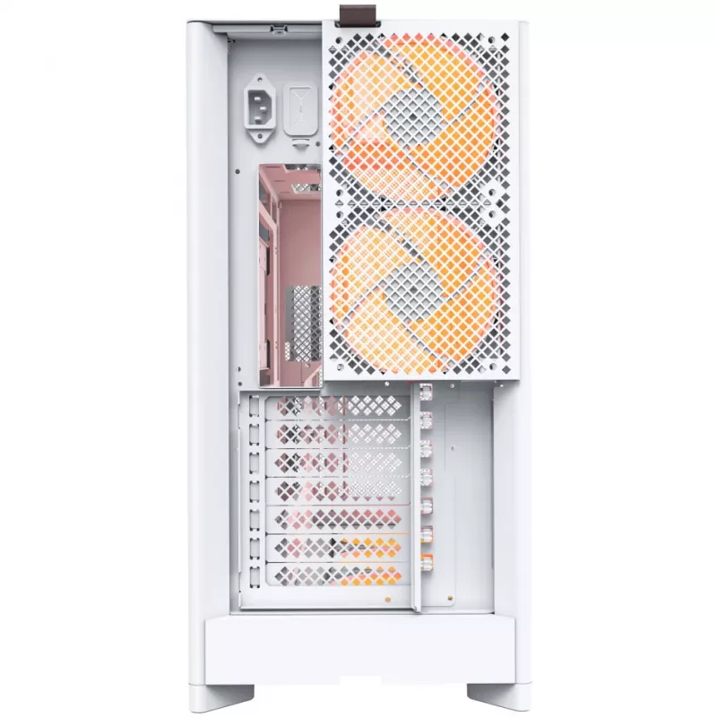 PC-Gehäuse Montech HS01 PRO Midi Tower Weiß